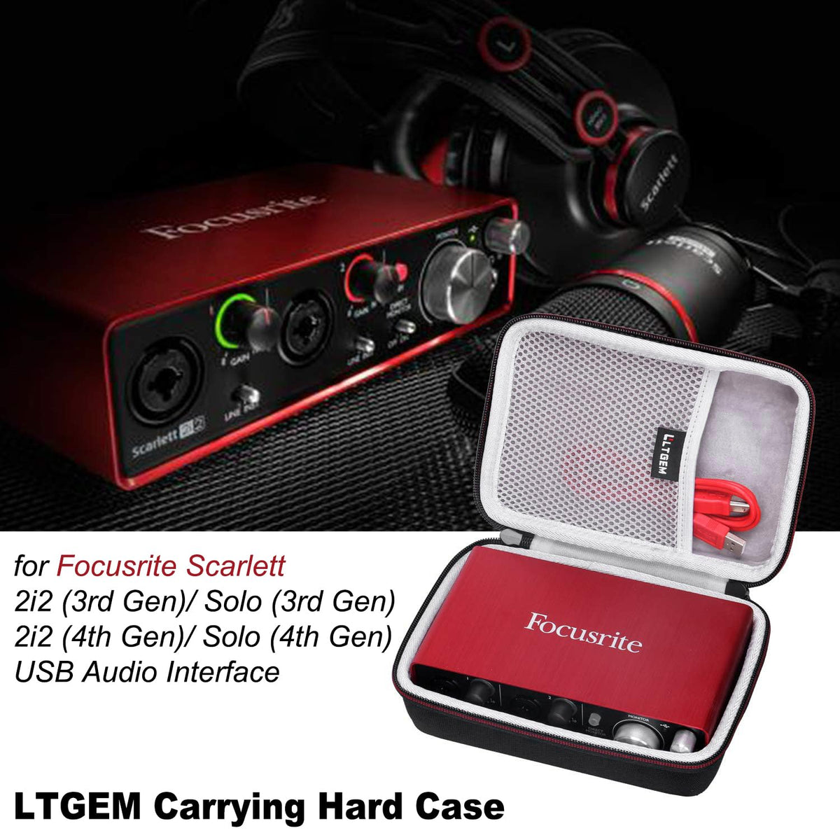 Case for USB Audio Interface I1800