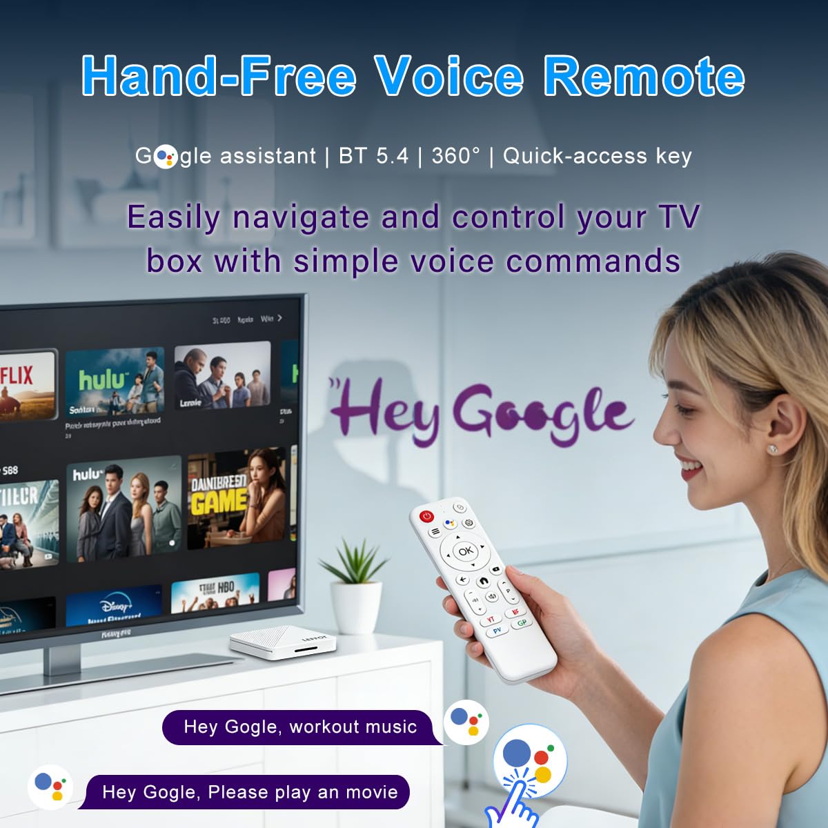 Android 14.0 4K Ultra HD TV Box M496