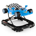 Foldable Baby Walker 3 in 1 Adjustable Height with Lights Music Blue H266