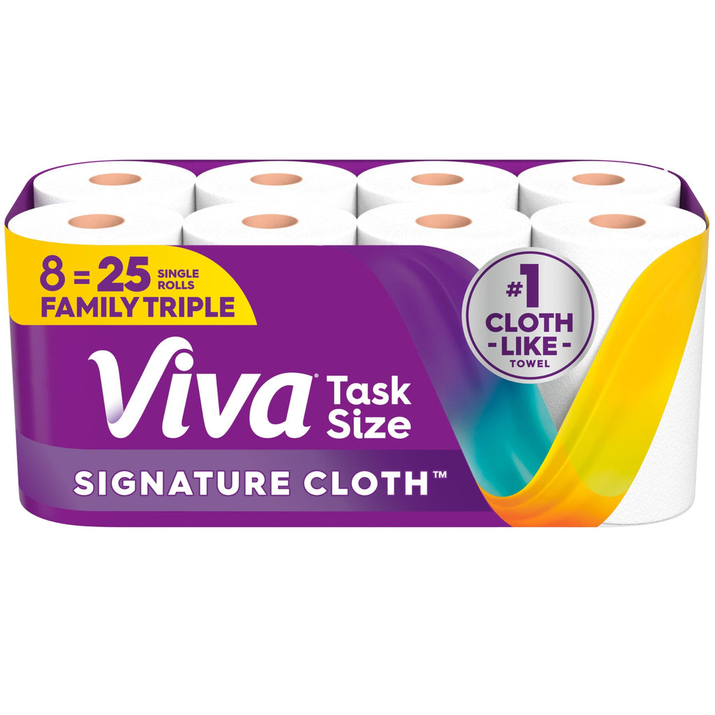 Cloth Paper Towels, 8 Triple, 141 Sheets per Roll P9782
