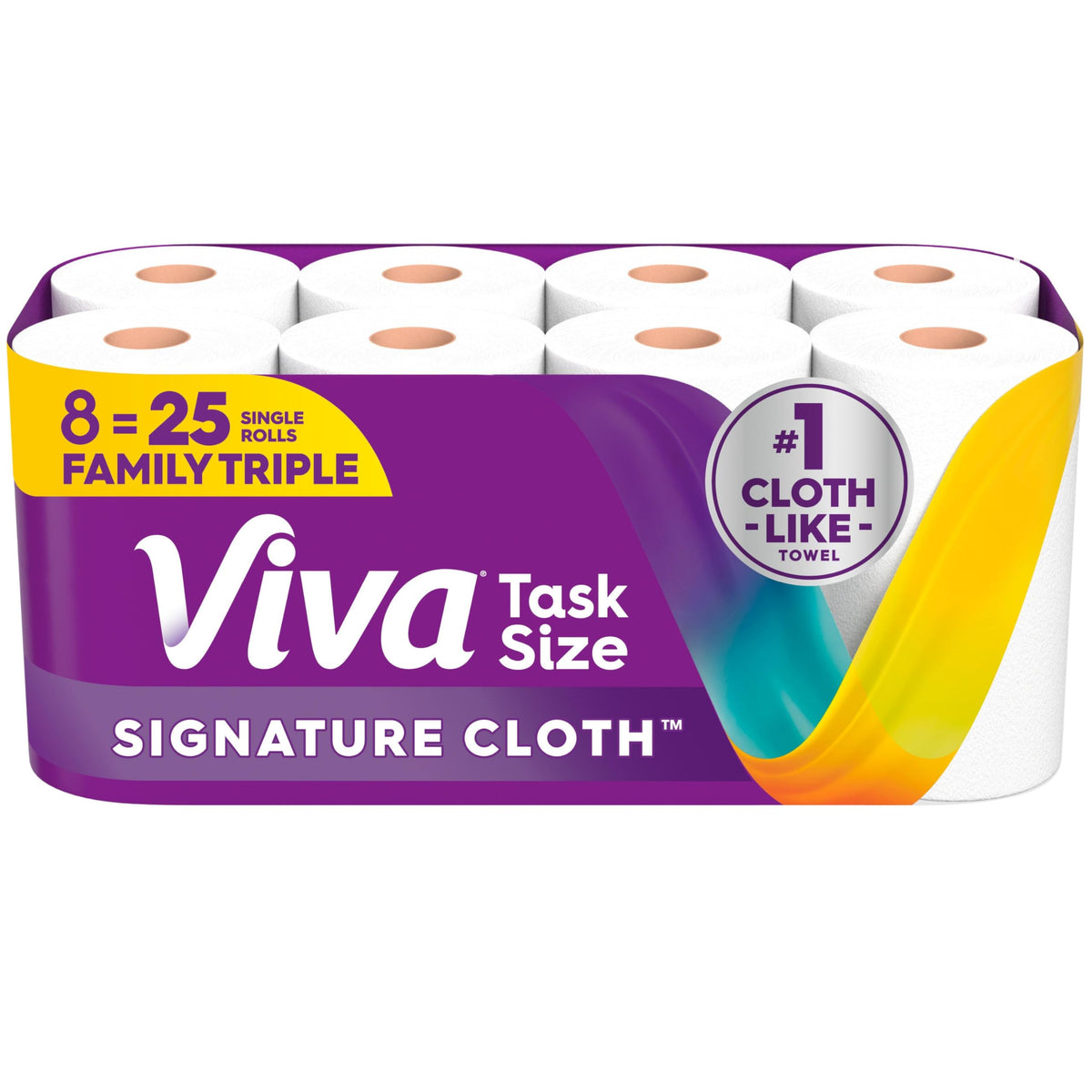 Cloth Paper Towels, 8 Triple, 141 Sheets per Roll P9782