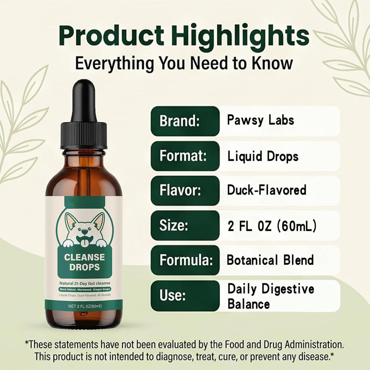 Triple Probiotics Supplement Drops 60 ML Z505