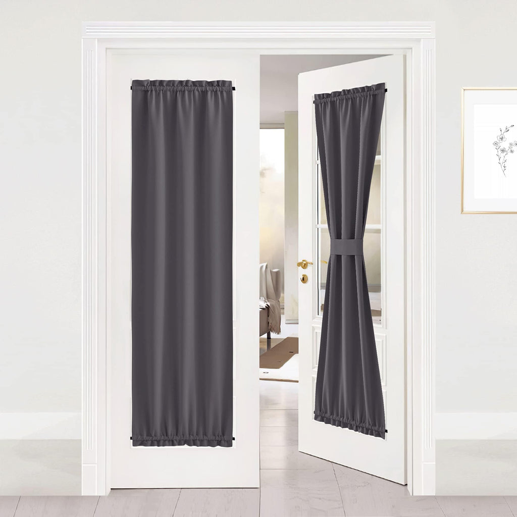 Grey Blackout Thermal Insulated Curtains G51604