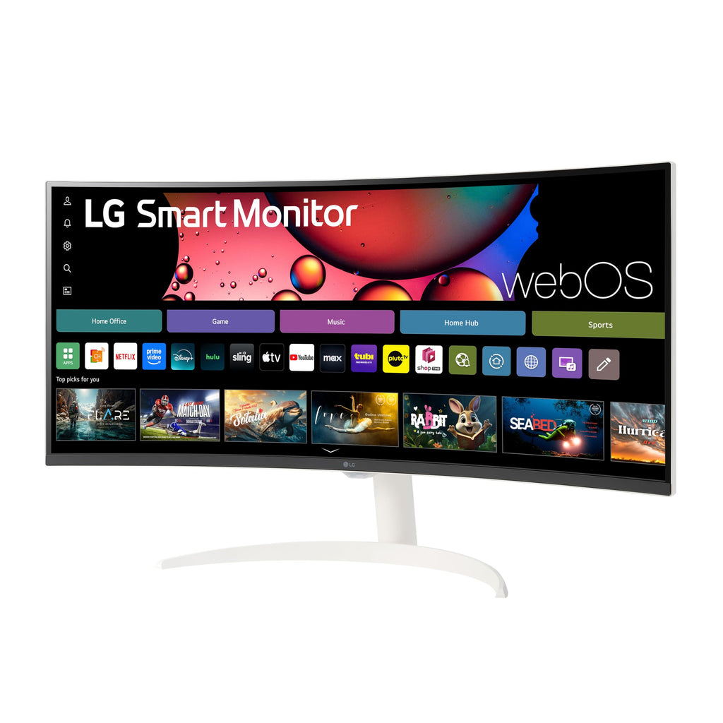34-inch QHD Curved UltraWide Smart Monitor with Built-in Speaker J3714