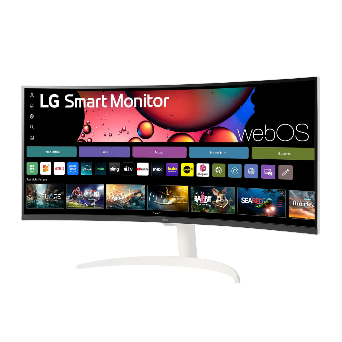 34-inch QHD Curved UltraWide Smart Monitor with Built-in Speaker J3714