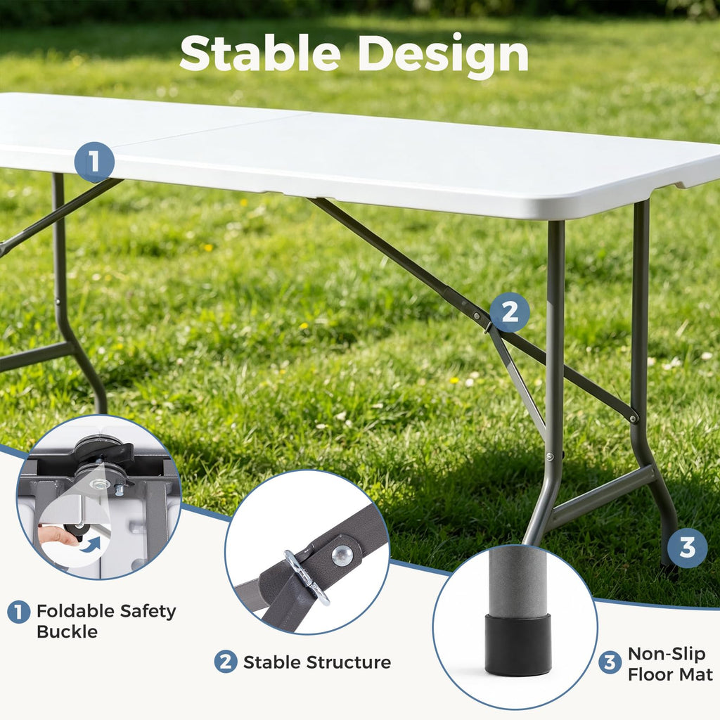 6 FT Folding Picnic Table R680