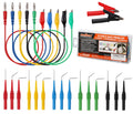 22 Pc Back Probe Pin Kit with 5 Colors Silicone Wires D71235