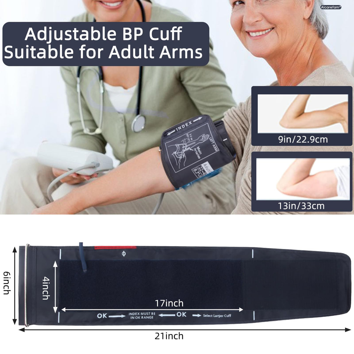 Large Blood Pressure Cuff, 8.7”-16.5” T323534