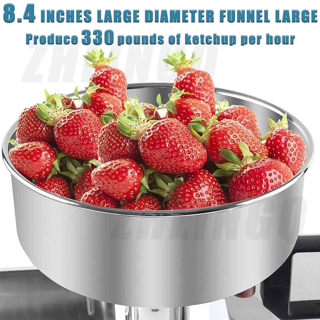 450W Stainless Steel Electric Tomato Strainer L165