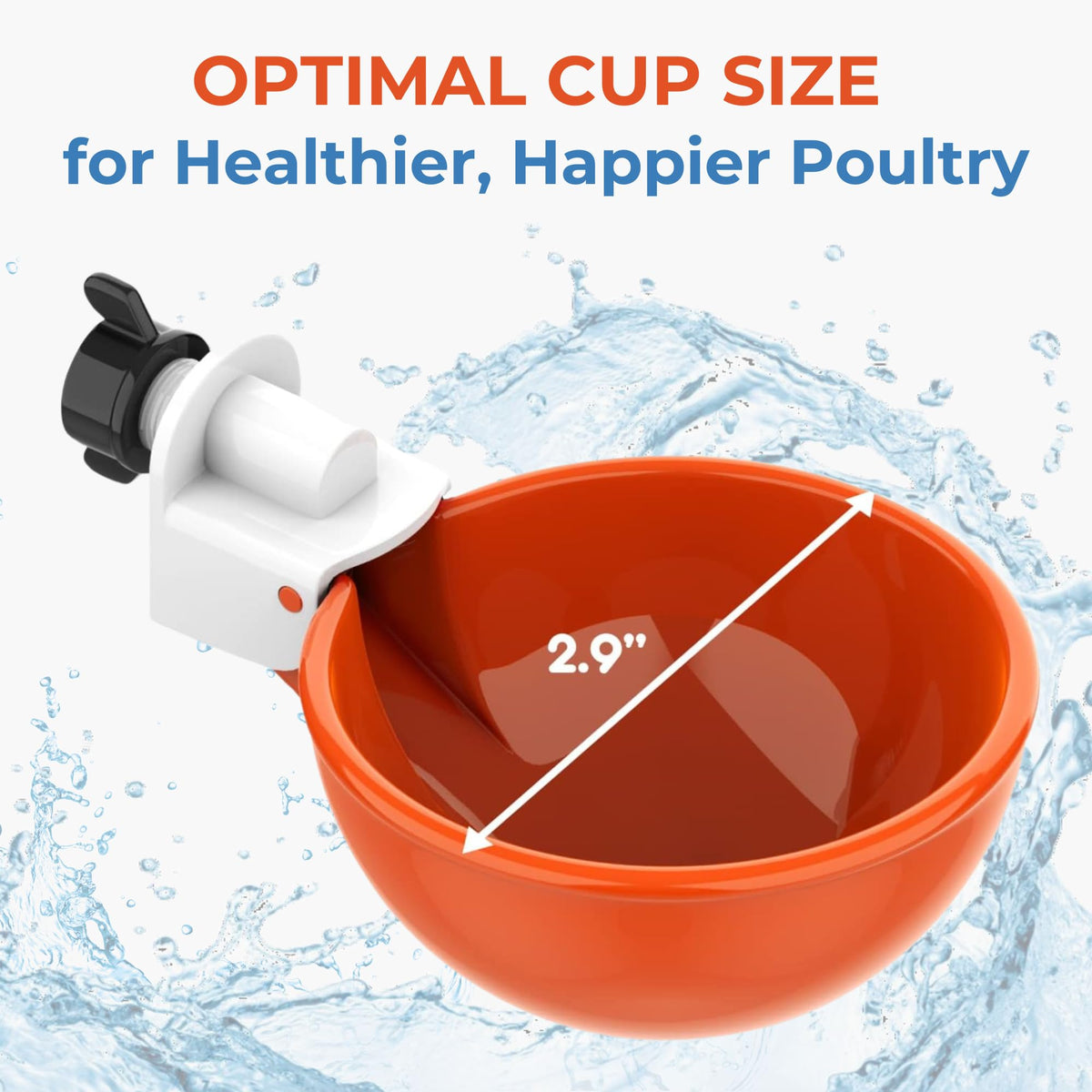 Large Automatic Chicken Waterer Cups 5-Pack G106296