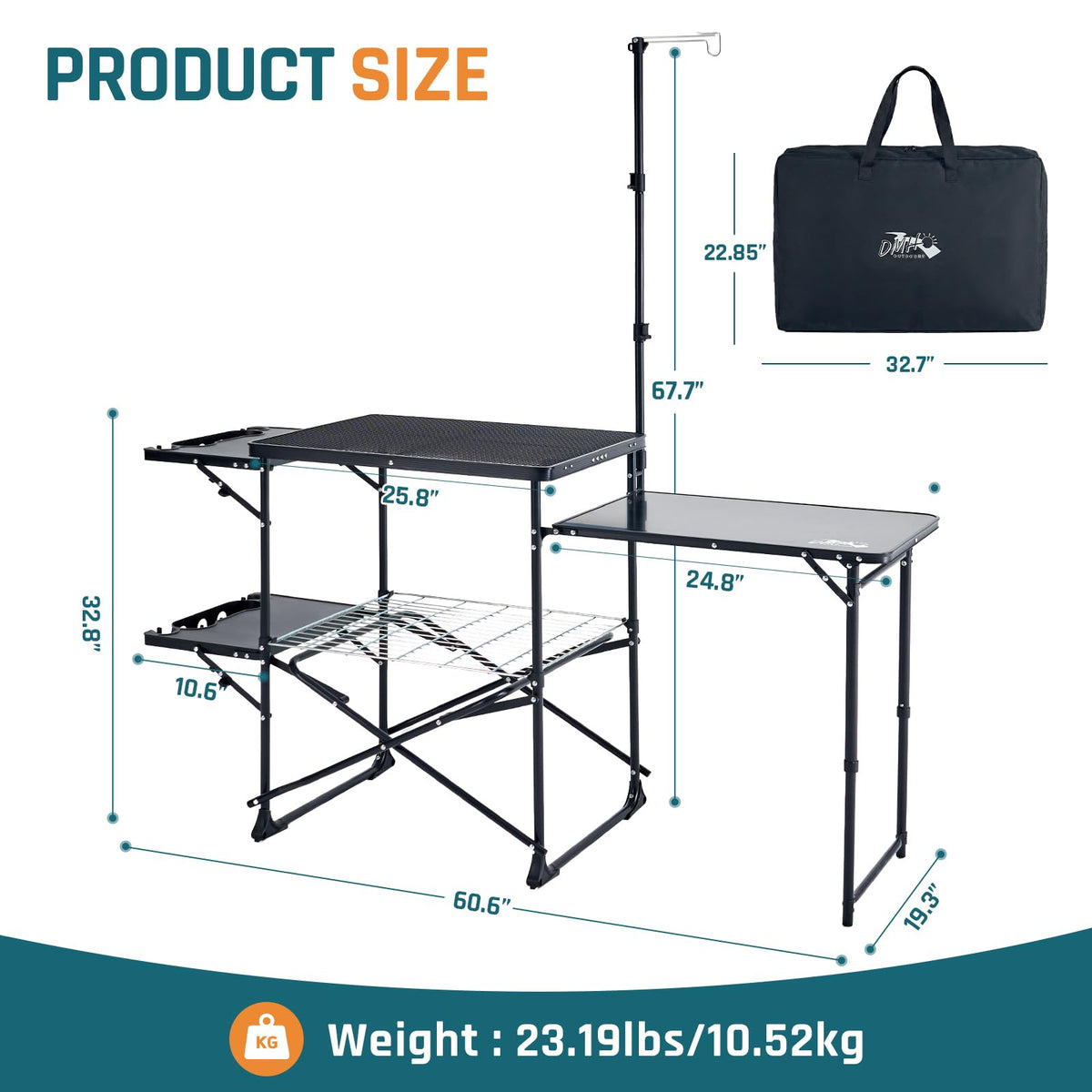 Folding Camping Kitchen Station L2438