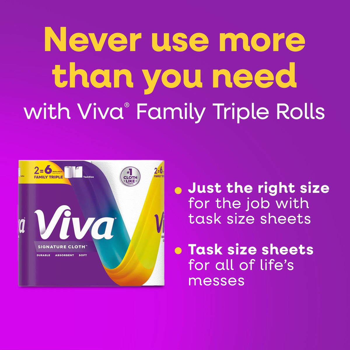 Cloth Paper Towels, 8 Triple, 141 Sheets per Roll P9782