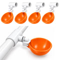 Large Automatic Chicken Waterer Cups with 1/2" PVC Tee Fittings 5-Pack N233905