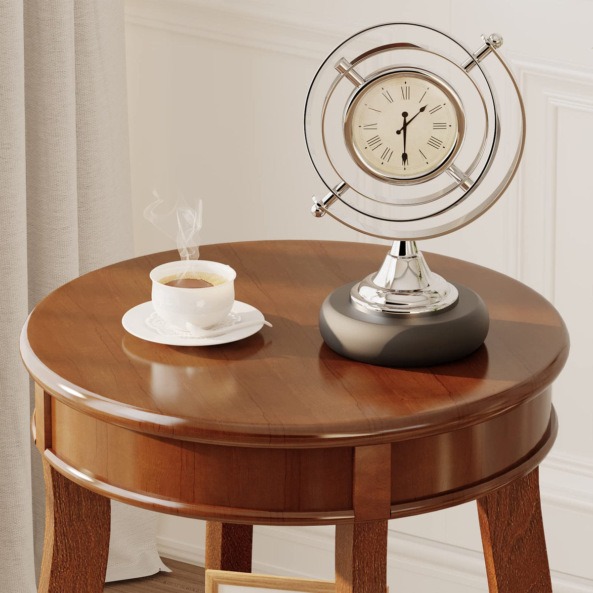 Round Accent Table with Storage Shelf Z350