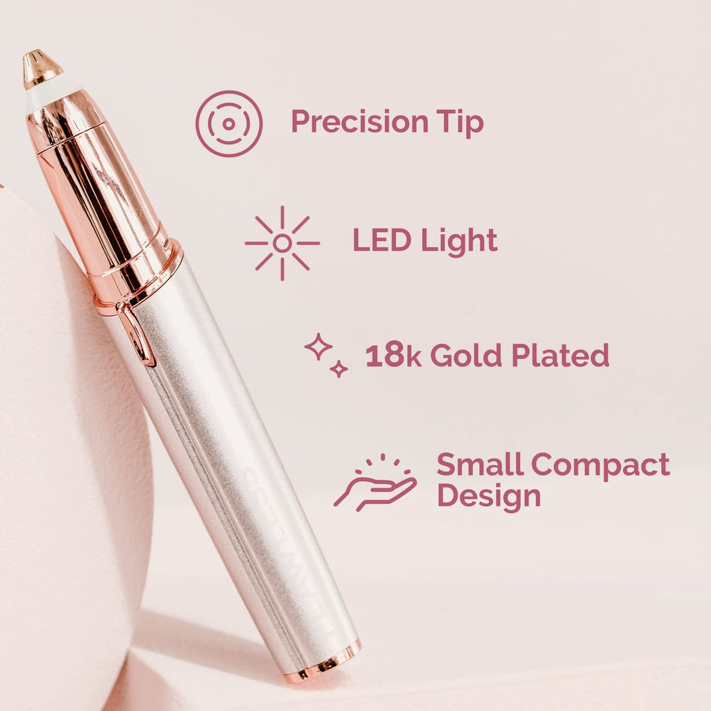 Electric Eyebrow Razor with LED Light D7980