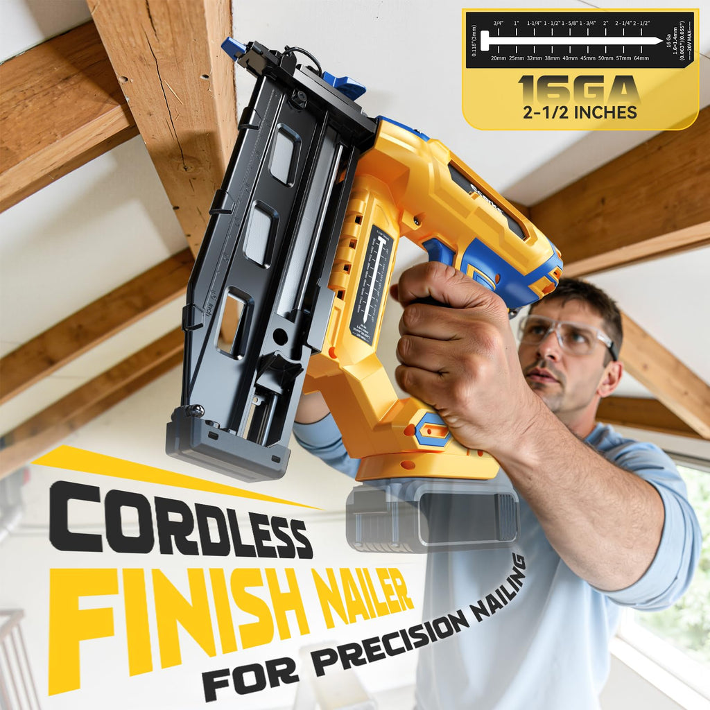 16 Gauge Cordless Straight Brad Nailer H8143
