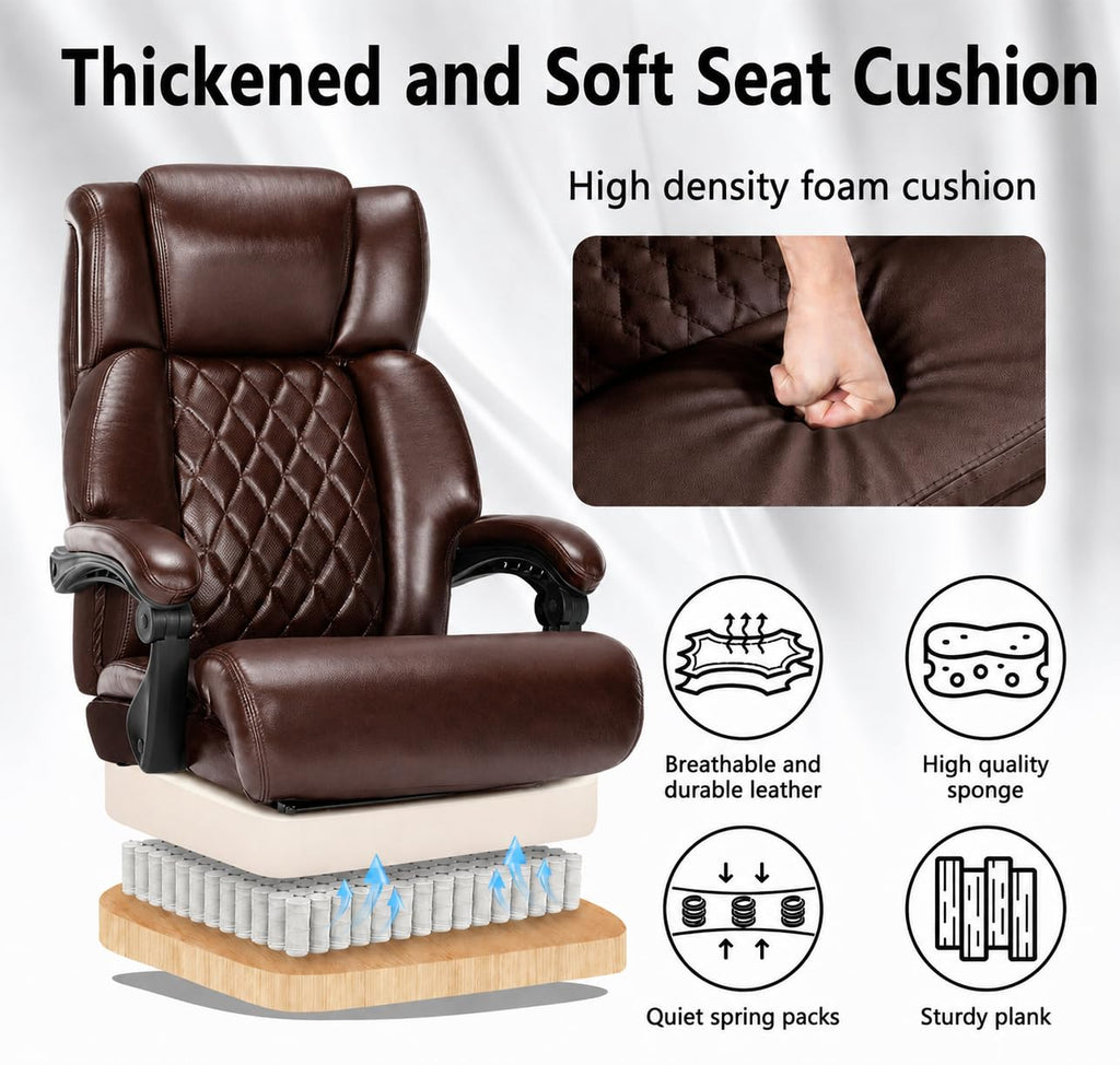 Big and Tall Office Chair with Footrest I5854