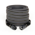 Lightweight Flexible Kink-Free Flat Garden Hose, Grey and Blue, 100-Feet x 3/4-Inch T9701