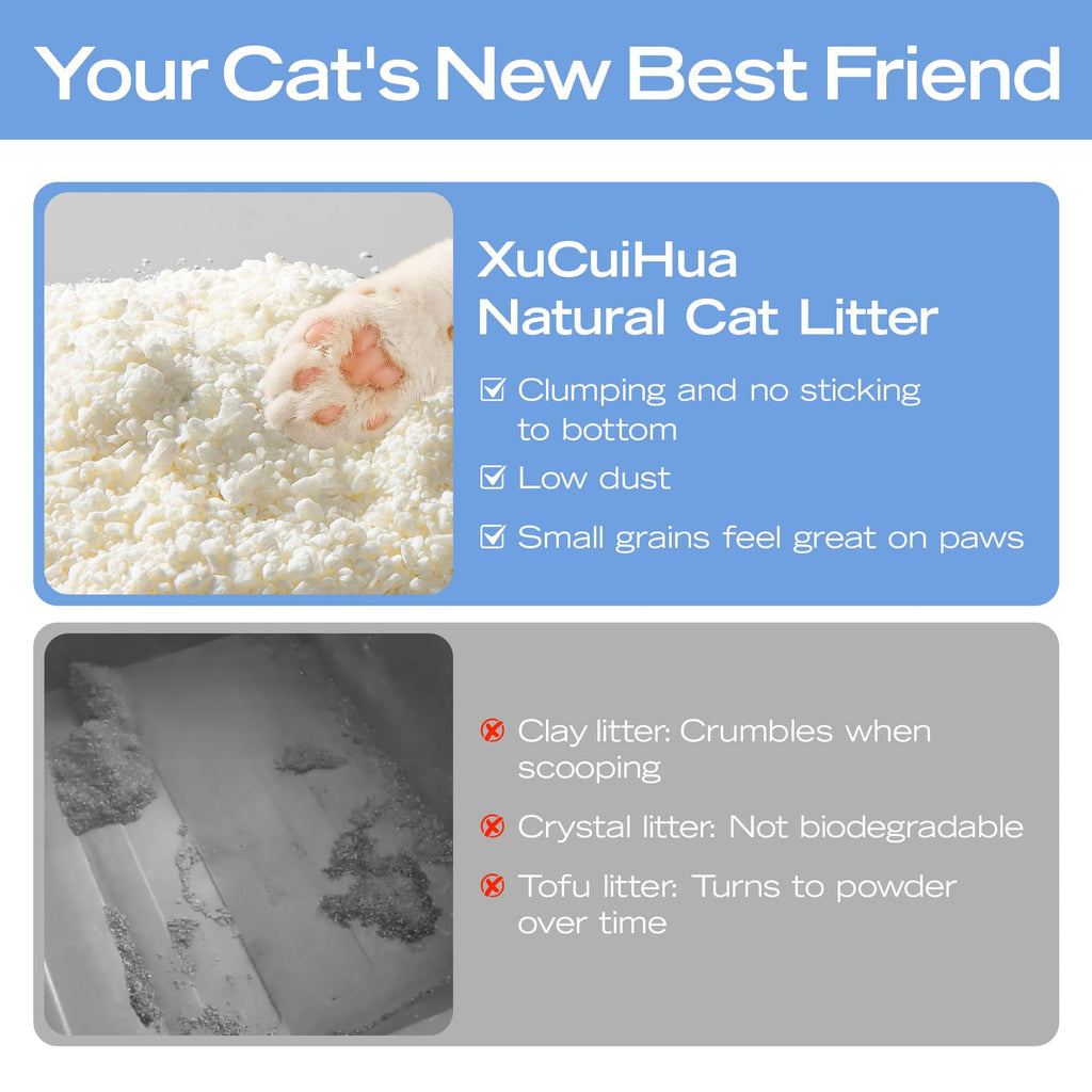 Unscented Plant-Based Clumping Cat Litter, 16.5 LB Y7253