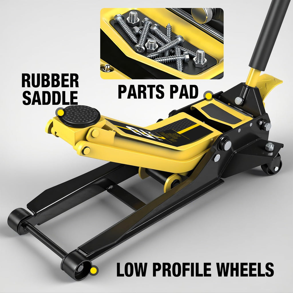 2 Ton Low Profile Hydraulic Floor Jack with Foot Pedal H5208