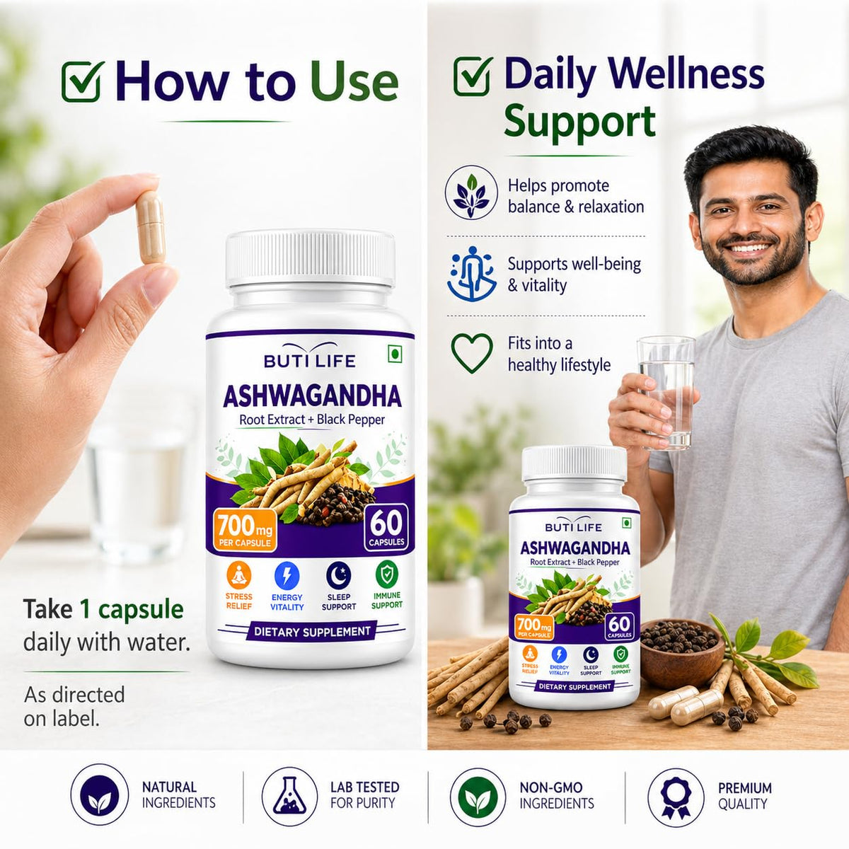 Ashwagandha Supplements 700mg F559