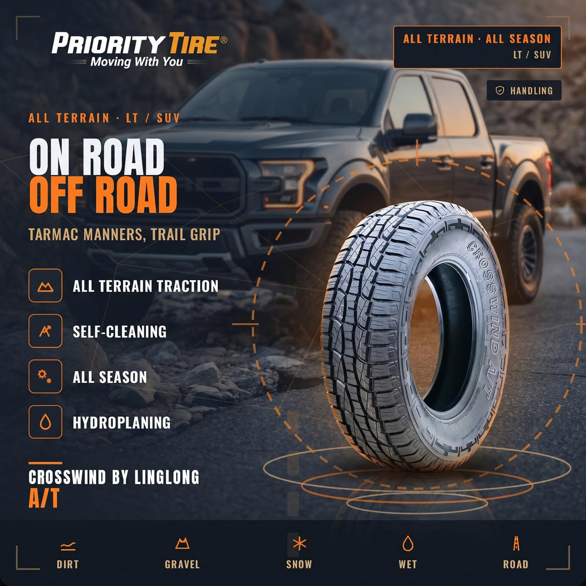 265/70R18 124S Tires P155200