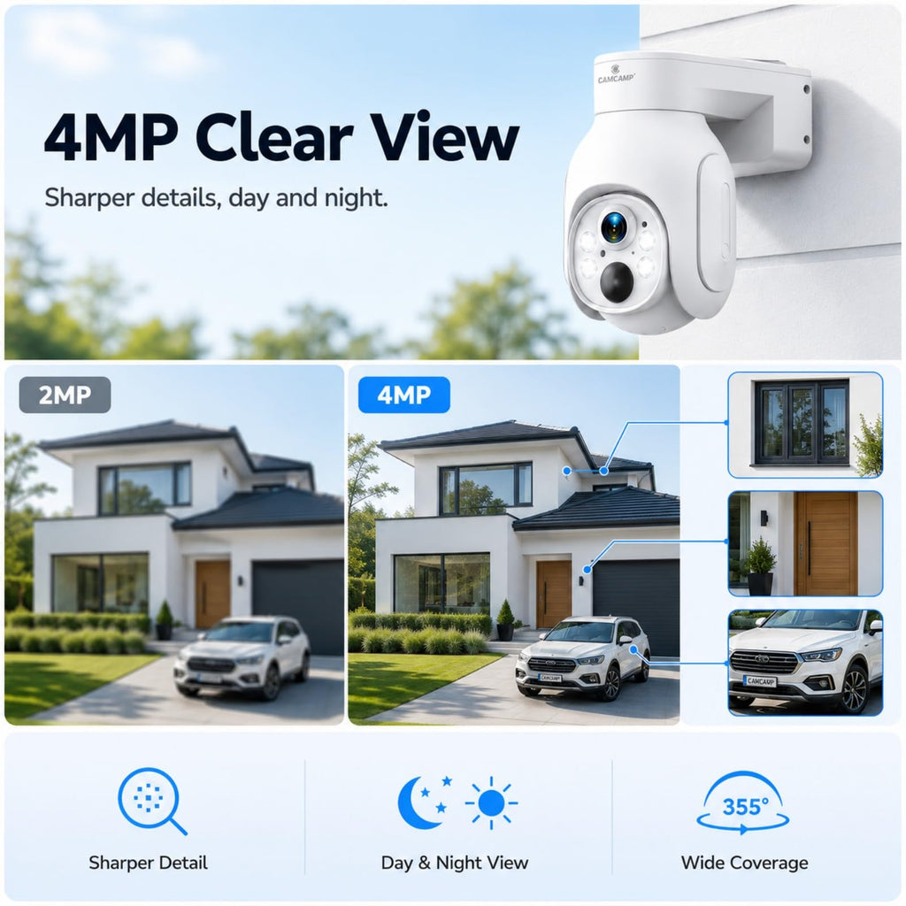 Solar Security Cameras Wireless Outdoor 4 Pack F993