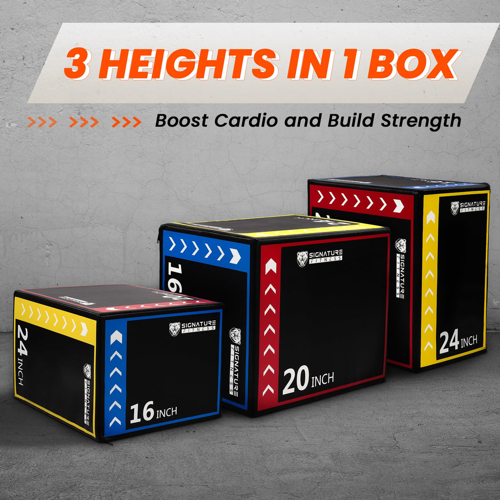 3-in-1 Foam Plyometric Jump Box N36846