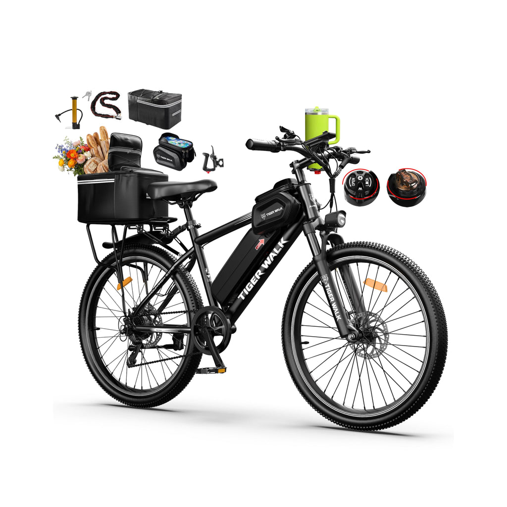 26" Electric Mountain Bike 48V 10Ah 7-Speed I407