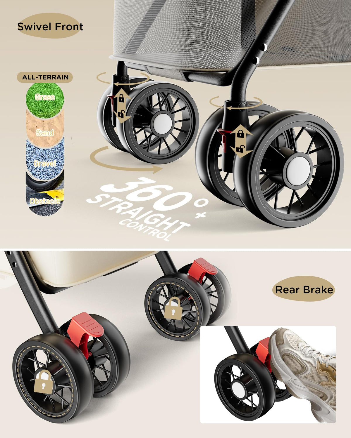 Foldable Pet Stroller A943
