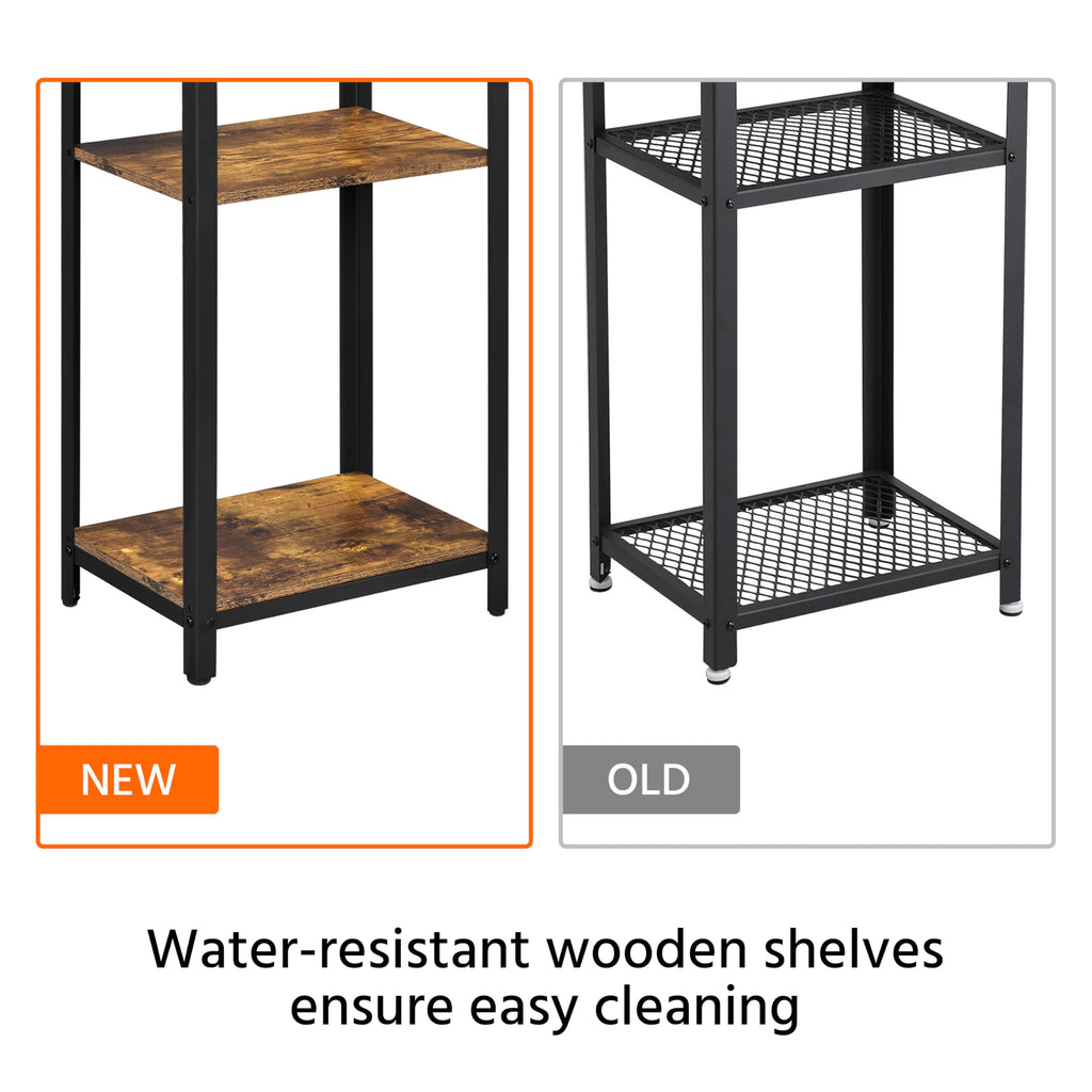 30 Inch 3-Tier Narrow Side Table R366