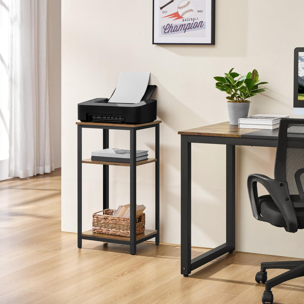30 Inch 3-Tier Narrow Side Table R366