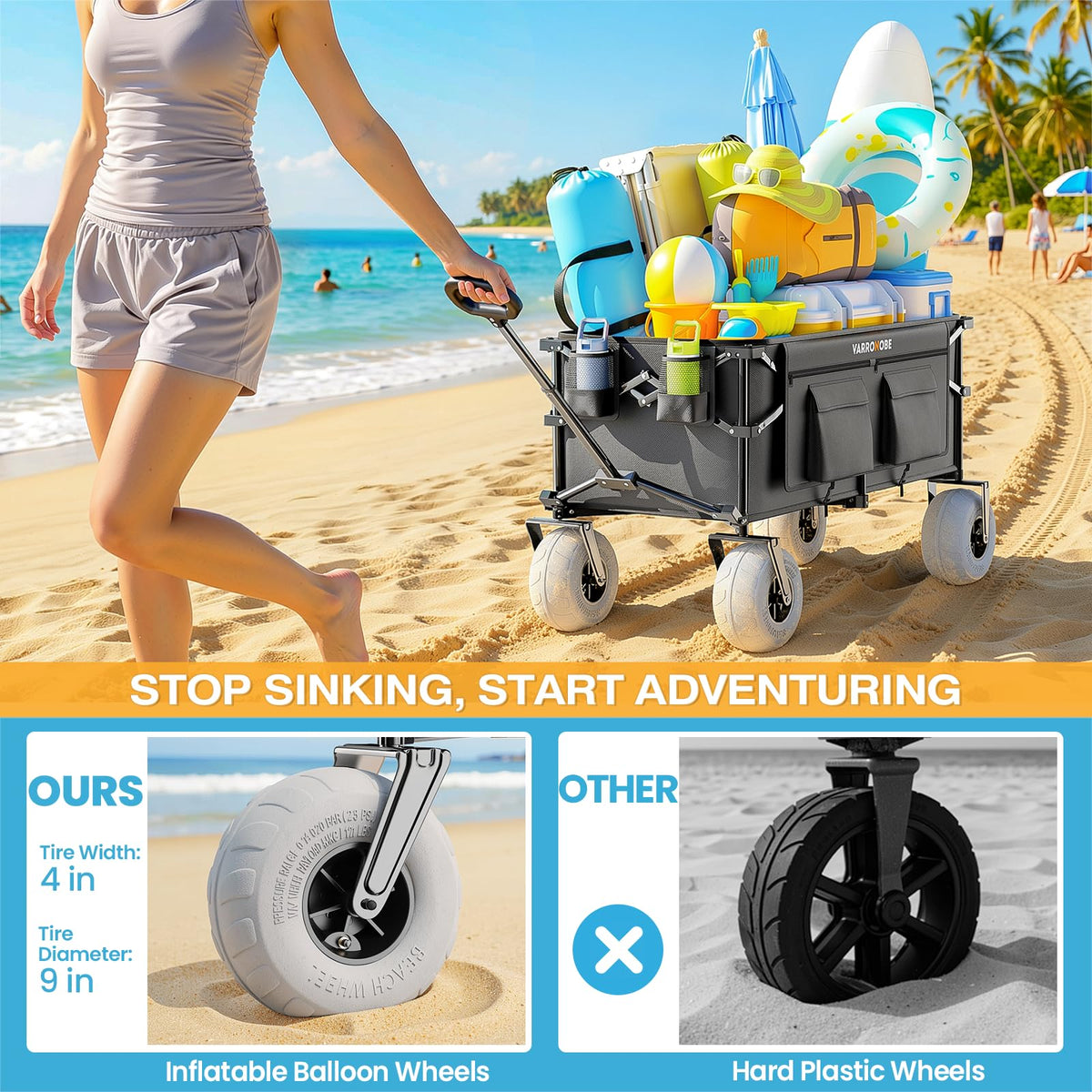 240L Beach Wagon with Balloon Wheels X813