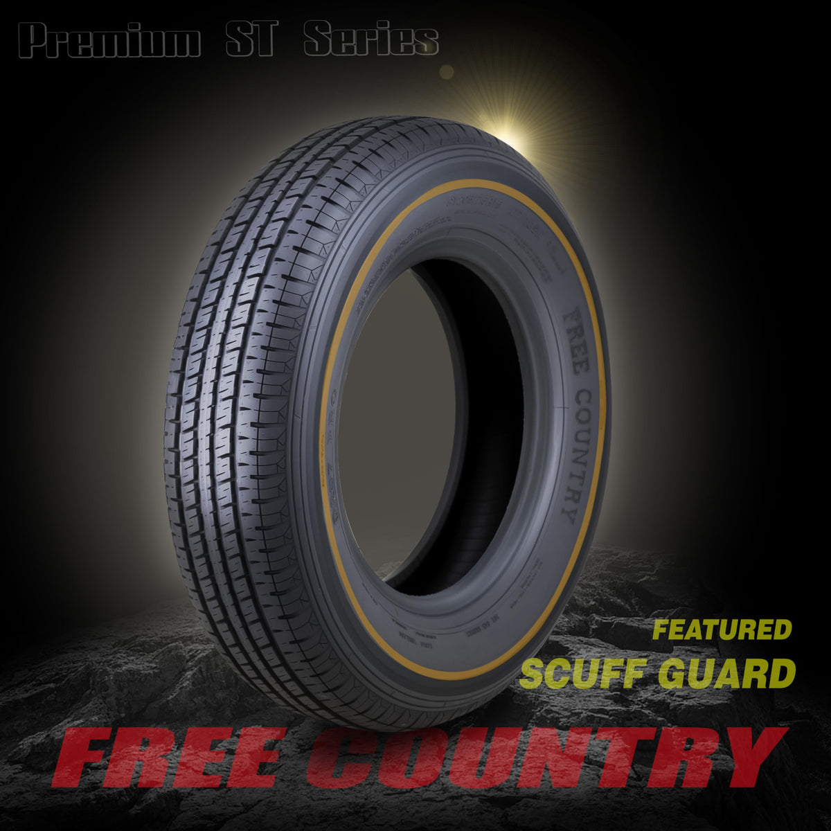 2 Premium Trailer Tires ST205/75R14 8PR LR D D758513