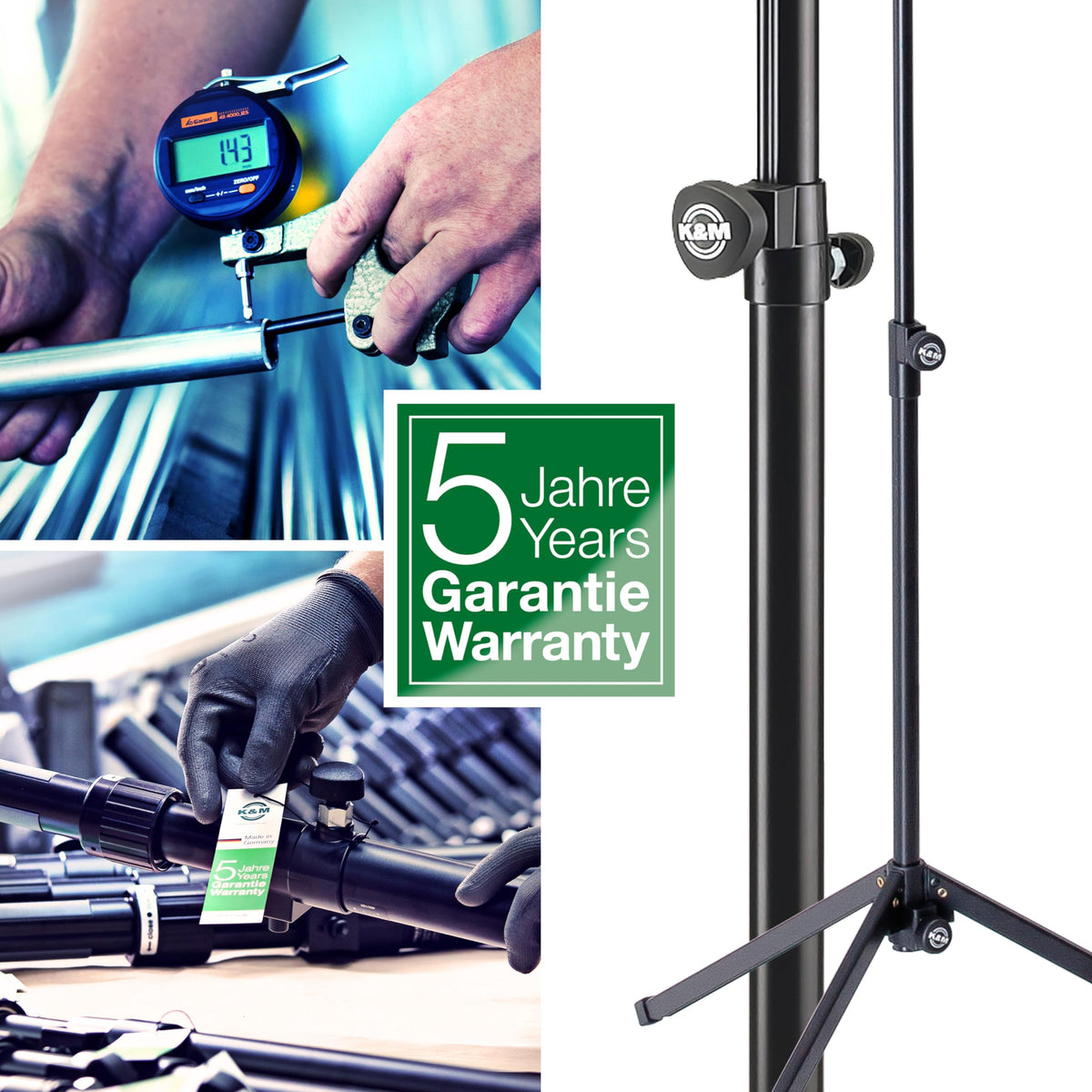 Black 4 Leg Wind Instrument Stand L188