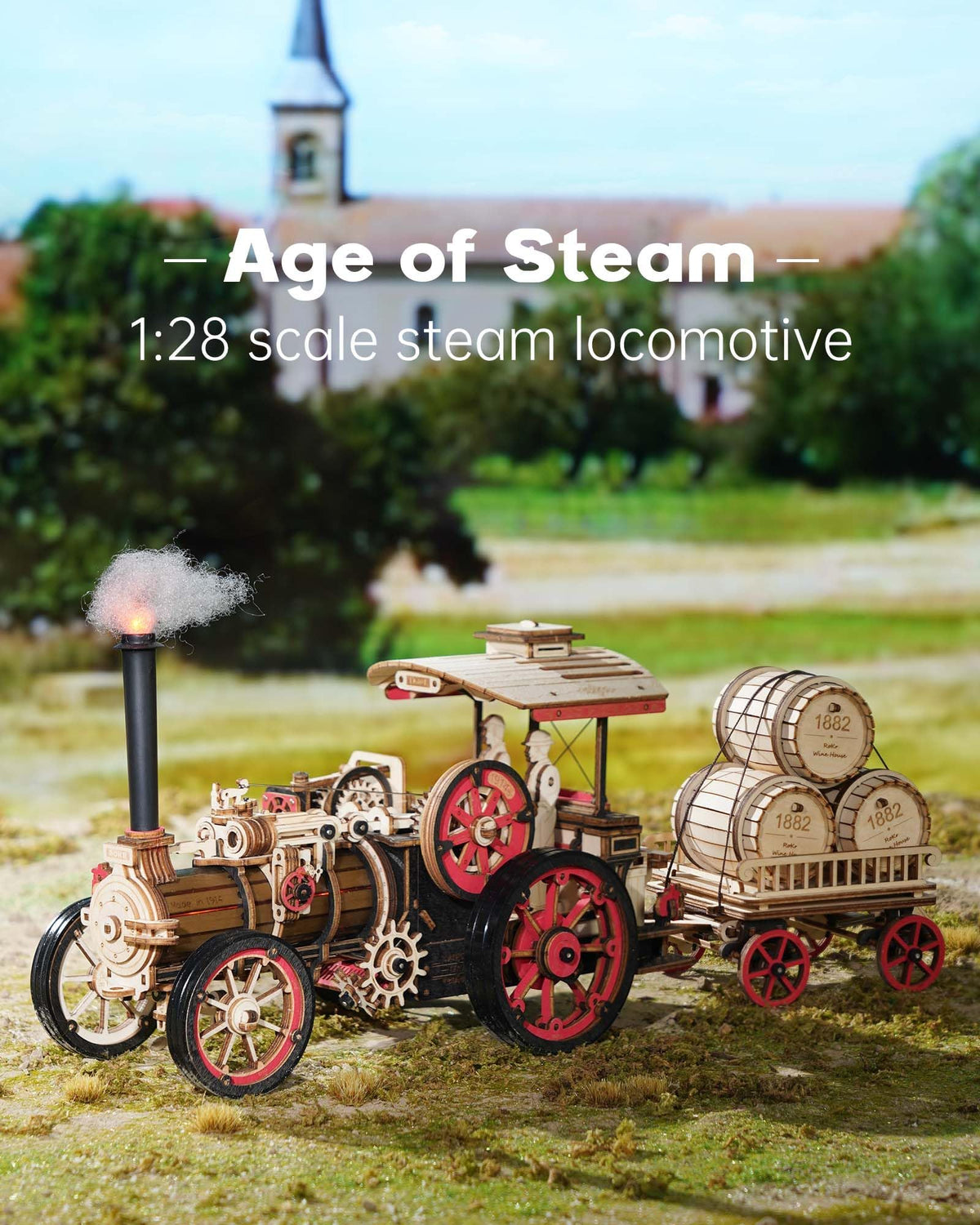 3D Puzzle 469pcs Wooden Mechanical Assembly Model Kit Y4993