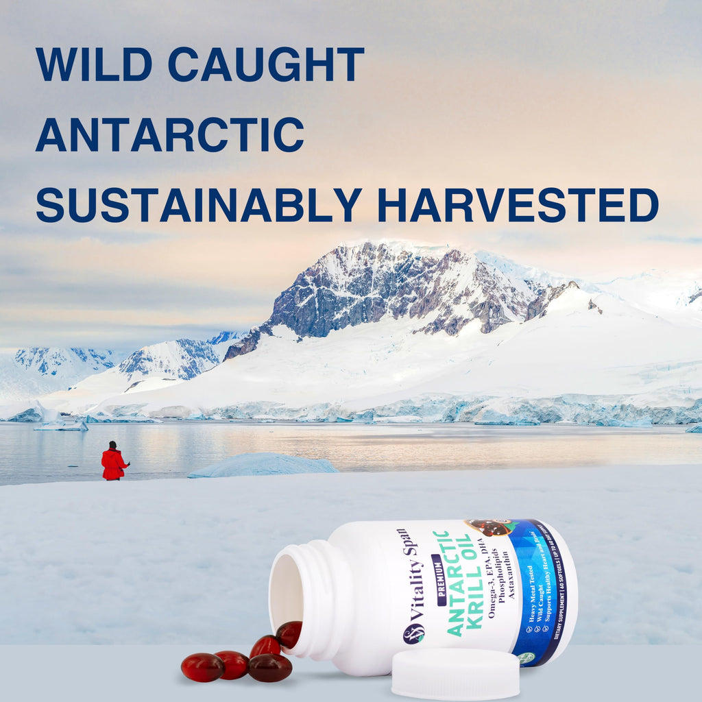 Krill Oil 500mg Omega-3 EPA & DHA 60 Softgels X14916