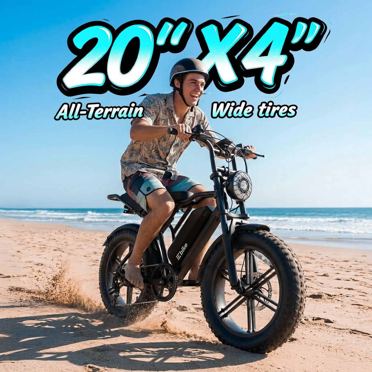 Electric Bike for Adults 48V 15Ah Fat Tire P201