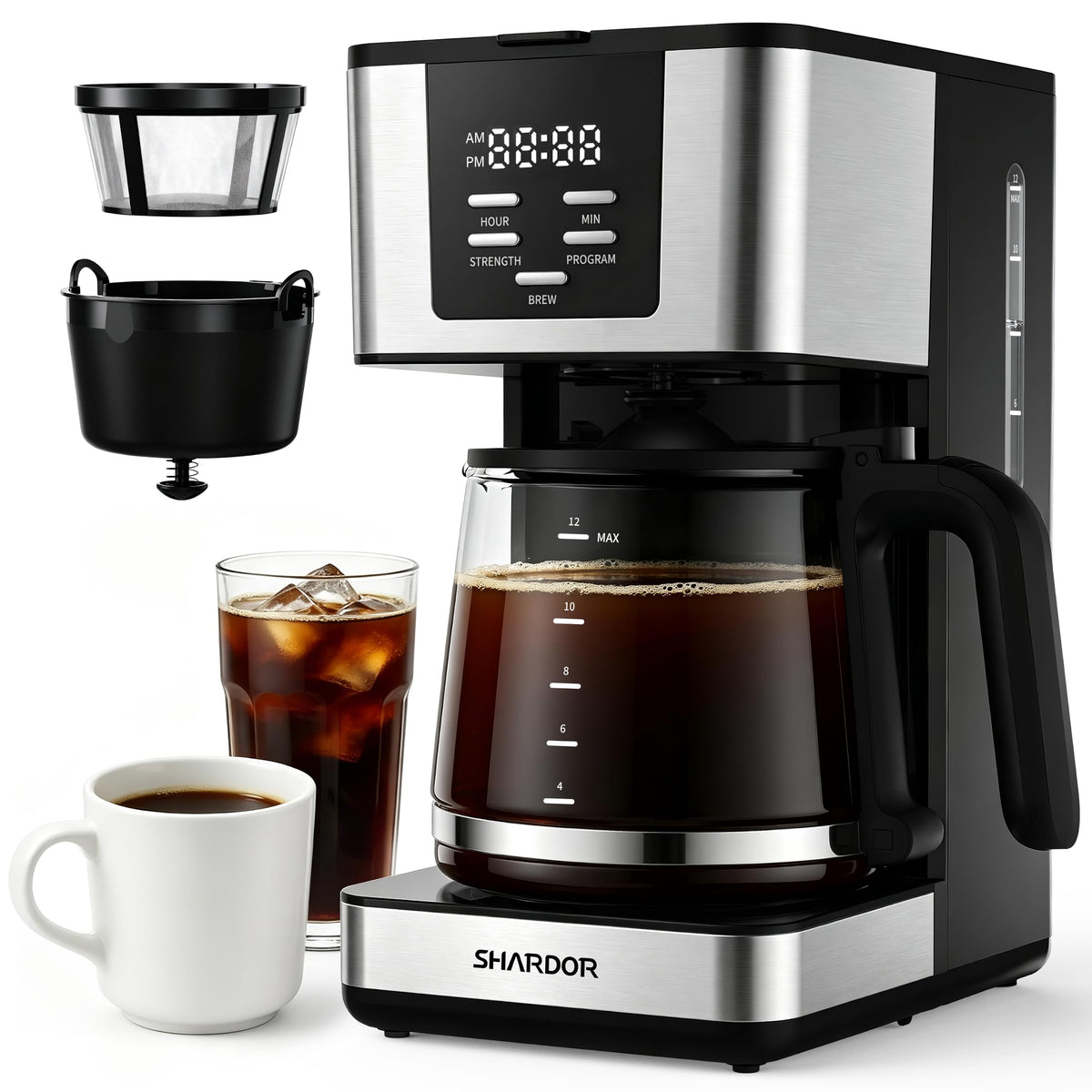 12-Cup Programmable Coffee Maker J668810