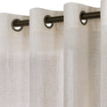 Beige Linen Curtains 2 Panels 84 Inches Long K379714