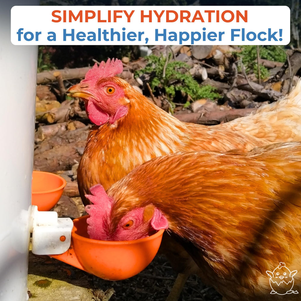 Large Automatic Chicken Waterer Cups 5-Pack G106296