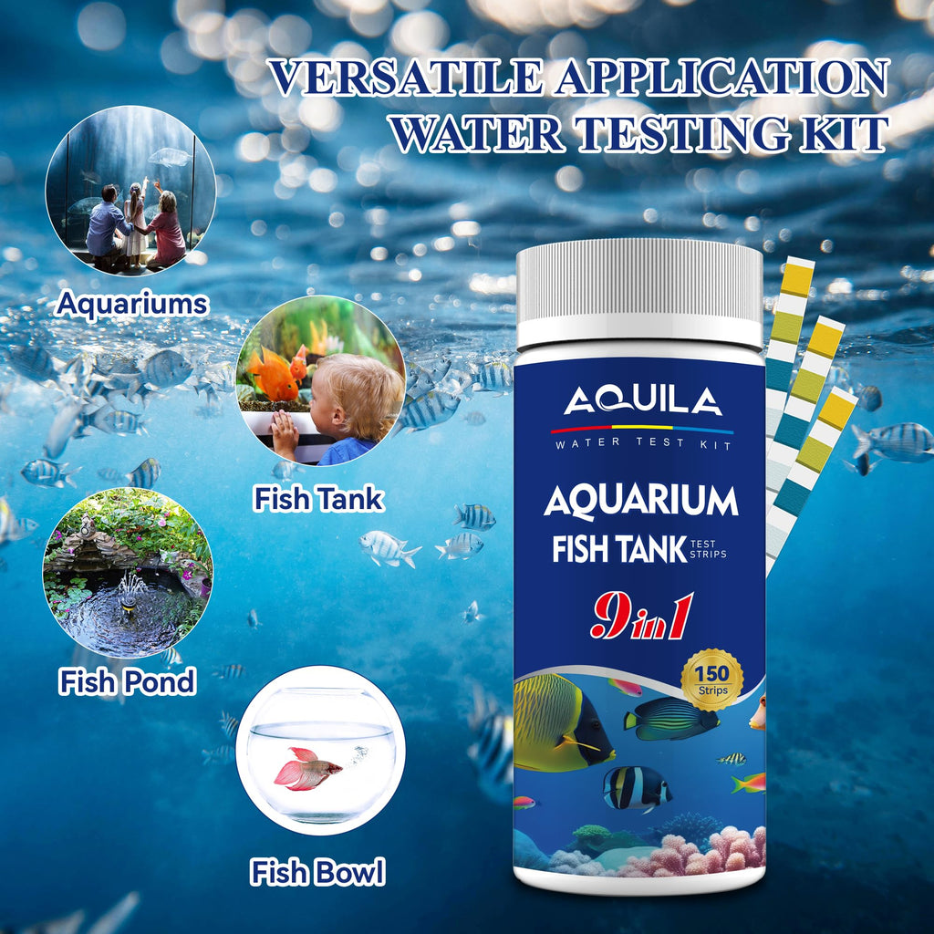 Aquarium Water Test Kit 9-in-1 W485
