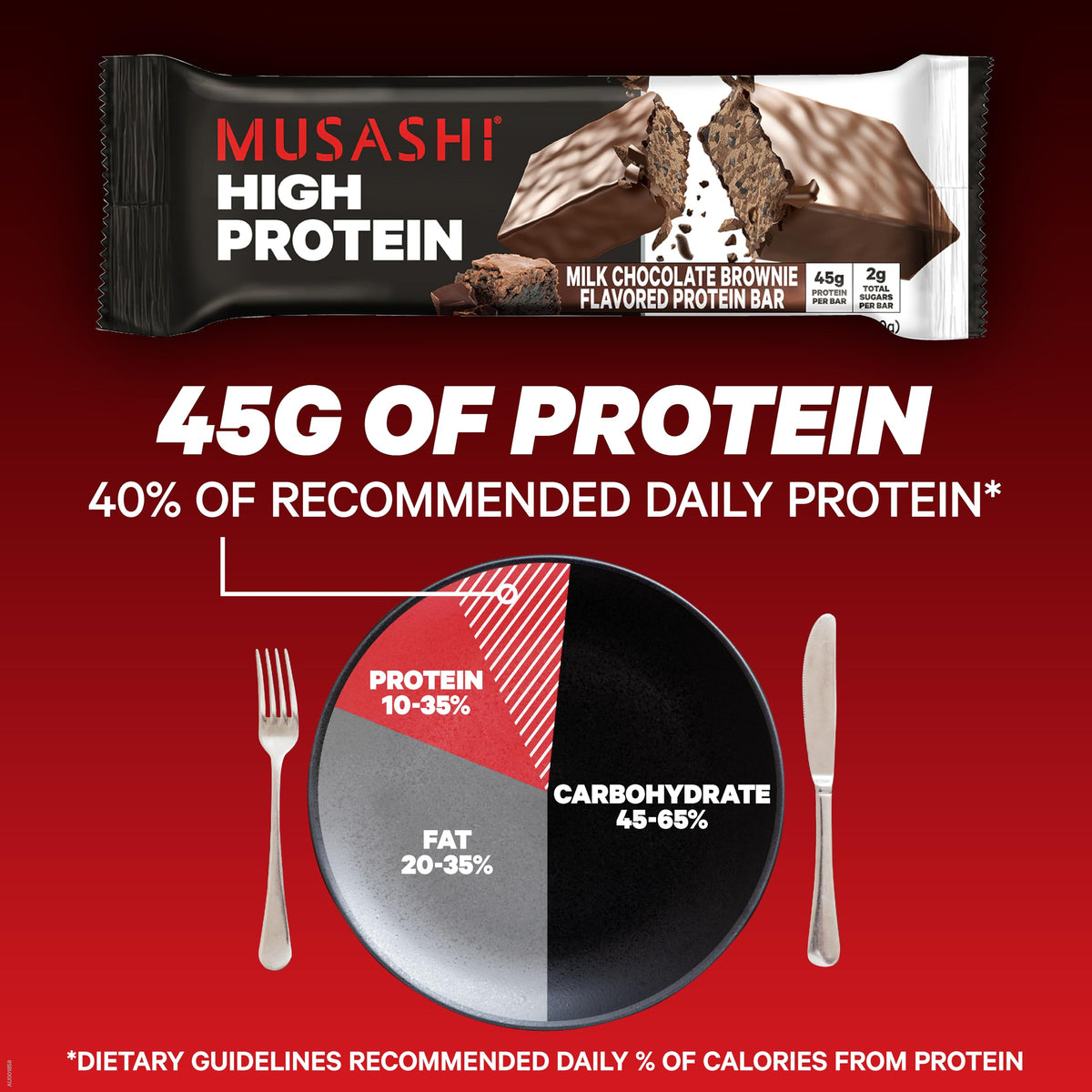 High Protein Bar Milk Chocolate Brownie F818