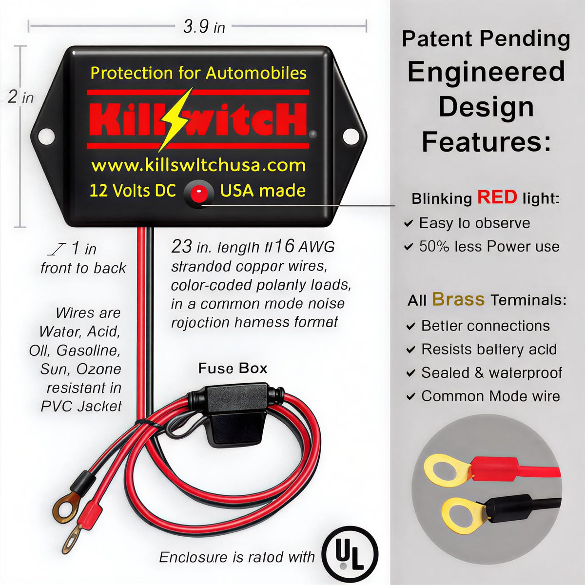12V DC EMP Shield for Vehicles W757