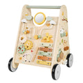 Wooden Baby Push Walker with Activity Center D9699