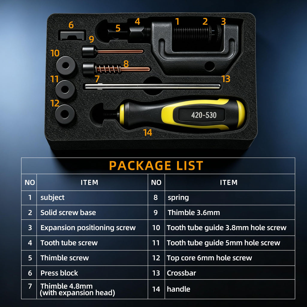 Chain Breaker and Riveting Tool Kit K7769