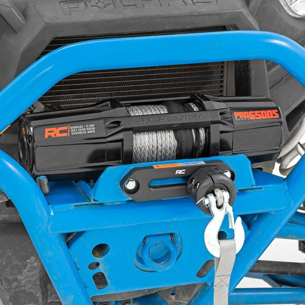 6500 LB Electric Winch with Synthetic Rope and Wireless Remote B59958