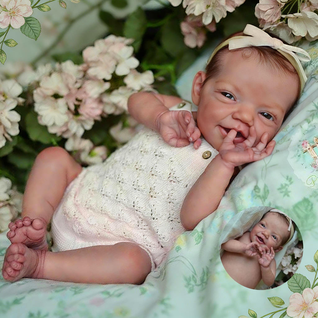 20 in Full Silicone Reborn Baby Doll Girl J8843