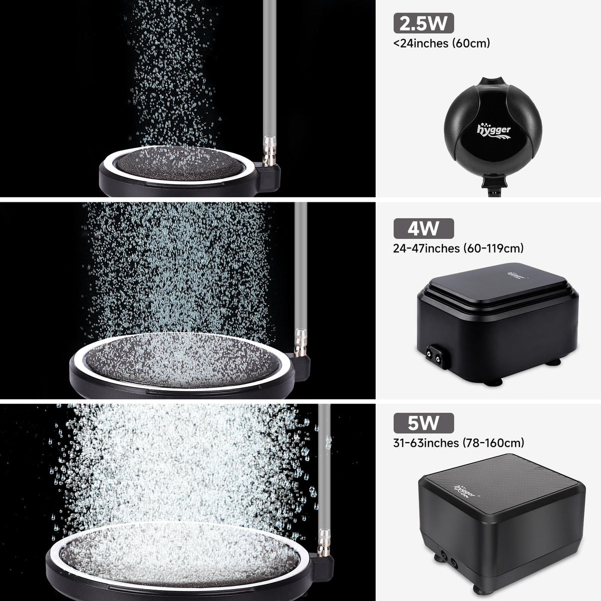 Aquarium Air Stone Diffuser Kit 2 x 2 Inch T868