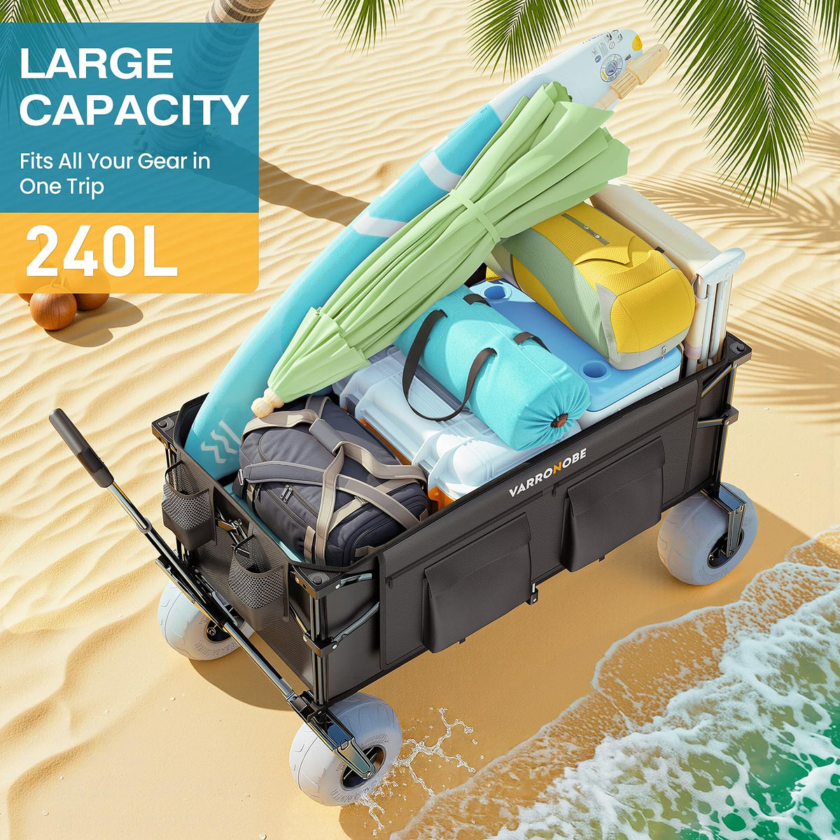 240L Beach Wagon with Balloon Wheels X813